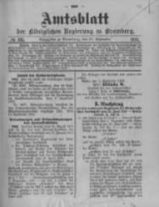 Amtsblatt der Königlichen Preussischen Regierung zu Bromberg. 1913.09.27 No.39