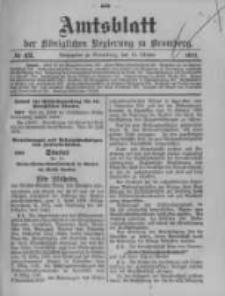 Amtsblatt der K&ouml;niglichen Preussischen Regierung zu Bromberg. 1913.10.18 No.42