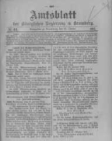 Amtsblatt der K&ouml;niglichen Preussischen Regierung zu Bromberg. 1913.10.25 No.43