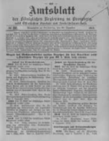 Amtsblatt der Königlichen Preussischen Regierung zu Bromberg. 1913.12.20 No.51