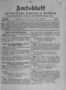 Amtsblatt der K&ouml;niglichen Preussischen Regierung zu Bromberg. 1913.12.27 No.52