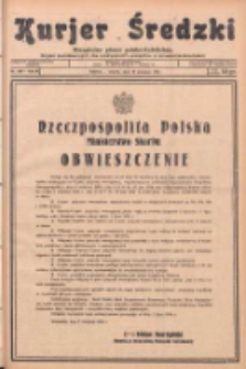 Kurjer Średzki: niezależne pismo polsko-katolickie: organ publikacyjny dla wszystkich urzęd&oacute;w w powiecie średzkim 1933.09.12 R.3 Nr105