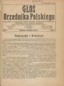 Głos Urzędnika Polskiego : organ Gł&oacute;wnego Związku Stowarzyszeń Polskich Urzędnik&oacute;w Państwowych,Samorządowych i Komunalnych Trzech Zachodnich Wojew&oacute;dztw 09.1925 R.5 Nr3