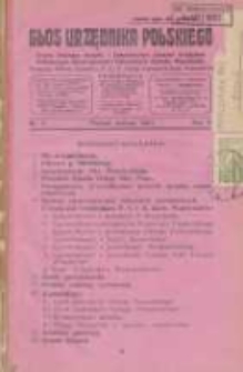 Głos Urzędnika Polskiego : organ Gł&oacute;wnego Związku i Gospodarczych Zrzeszeń Urzędnik&oacute;w Państwowych,Samorządowych i Komunalnych Zachodnich Wojew&oacute;dztw 03.1927 R.6 Nr3