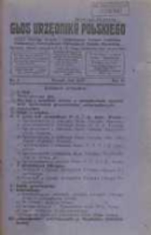Głos Urzędnika Polskiego : organ Gł&oacute;wnego Związku i Gospodarczych Zrzeszeń Urzędnik&oacute;w Państwowych,Samorządowych i Komunalnych Zachodnich Wojew&oacute;dztw 05.1927 R.6 Nr4