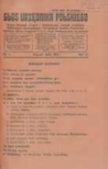 Głos Urzędnika Polskiego : organ Gł&oacute;wnego Związku i Gospodarczych Zrzeszeń Urzędnik&oacute;w Państwowych,Samorządowych i Komunalnych Zachodnich Wojew&oacute;dztw 07.1927 R.6 Nr7