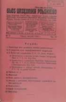 Głos Urzędnika Polskiego : organ Okręgowego Związku Stowarzyszeń i Gospodarczych Zrzeszeń Urzędnik&oacute;w Państwowych,Samorządowych i Komunalnych Wojew&oacute;dztwa Poznańskiego 08.1928 R.7 Nr8