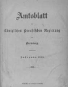 Amtsblatt der Königlichen Preussischen Regierung zu Bromberg. 1900.01.04 No.1