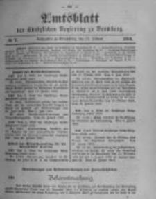 Amtsblatt der K&ouml;niglichen Preussischen Regierung zu Bromberg. 1900.02.15 No.7