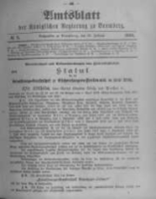 Amtsblatt der K&ouml;niglichen Preussischen Regierung zu Bromberg. 1900.02.22 No.8