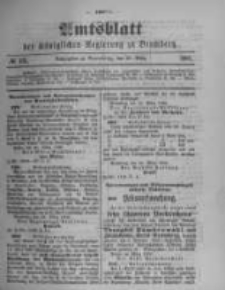 Amtsblatt der K&ouml;niglichen Preussischen Regierung zu Bromberg. 1900.03.29 No.13