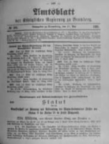 Amtsblatt der Königlichen Preussischen Regierung zu Bromberg. 1900.05.17 No.20