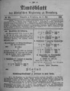 Amtsblatt der K&ouml;niglichen Preussischen Regierung zu Bromberg. 1900.05.31 No.22