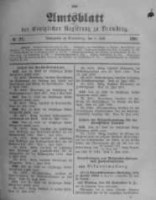 Amtsblatt der Königlichen Preussischen Regierung zu Bromberg. 1900.07.05 No.27
