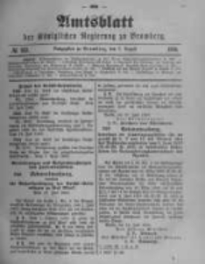 Amtsblatt der Königlichen Preussischen Regierung zu Bromberg. 1900.08.09 No.32