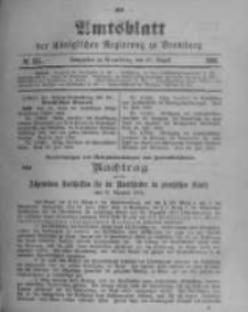 Amtsblatt der Königlichen Preussischen Regierung zu Bromberg. 1900.08.30 No.35