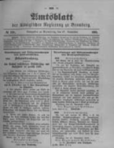 Amtsblatt der Königlichen Preussischen Regierung zu Bromberg. 1900.09.27 No.39