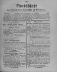 Amtsblatt der Königlichen Preussischen Regierung zu Bromberg. 1900.11.29 No.48