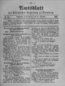 Amtsblatt der K&ouml;niglichen Preussischen Regierung zu Bromberg. 1900.12.20 No.51