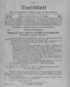 Amtsblatt der K&ouml;niglichen Preussischen Regierung zu Bromberg. 1900.12.27 No.52