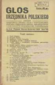 Głos Urzędnika Polskiego : organ Okręgowego Związku Stowarzyszeń i Gospodarczych Zrzeszeń Urzędnik&oacute;w Państwowych,Samorządowych i Komunalnych Wojew&oacute;dztwa Poznańskiego 03-04.1929. Rok 8. Nr3-4
