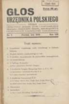 Głos Urzędnika Polskiego : organ Okręgowego Związku Stowarzyszeń i Gospodarczych Zrzeszeń Urzędnik&oacute;w Państwowych,Samorządowych i Komunalnych Wojew&oacute;dztwa Poznańskiego 02.1930 R.9 Nr2