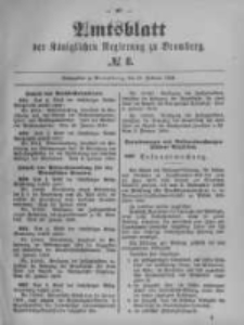 Amtsblatt der K&ouml;niglichen Preussischen Regierung zu Bromberg. 1899.02.23 No.8