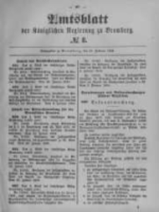 Amtsblatt der Königlichen Preussischen Regierung zu Bromberg. 1899.02.23 No.8