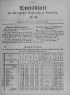 Amtsblatt der Königlichen Preussischen Regierung zu Bromberg. 1899.03.09 No.10