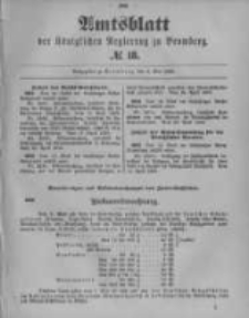 Amtsblatt der Königlichen Preussischen Regierung zu Bromberg. 1899.05.04 No.18