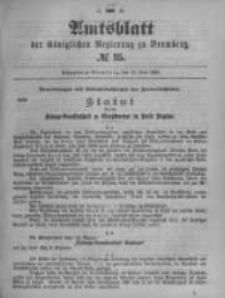 Amtsblatt der Königlichen Preussischen Regierung zu Bromberg. 1899.06.22 No.25