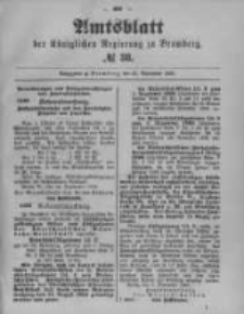 Amtsblatt der Königlichen Preussischen Regierung zu Bromberg. 1899.09.21 No.38