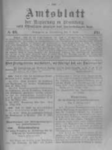 Amtsblatt der Königlichen Preussischen Regierung zu Bromberg. 1919.04.05 No.23