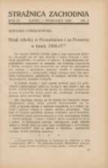 Strażnica Zachodnia: kwartalnik poświęcony sprawom Kresów Zachodnich 1930 lipiec/wrzesień R.9 Nr3