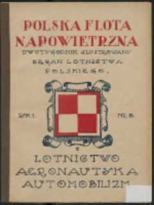 Polska Flota Napowietrzna 15. Listopada 1919r. Nr 8
