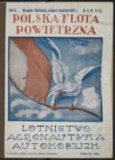 Polska Flota Napowietrzna Wrzesień, Październik, Listopad i Grudzień 1920r. Nr 9, 10, 11 i 12