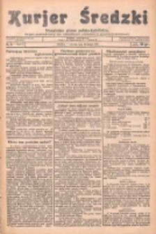 Kurjer Średzki: niezależne pismo polsko-katolickie: organ publikacyjny dla wszystkich urzędów w powiecie średzkim 1935.02.19 R.5 Nr22