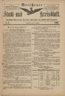 Wreschener Stadt und Kreisblatt: amtlicher Anzeiger für Wreschen, Miloslaw, Strzalkowo und Umgegend 1900.01.27 Nr8