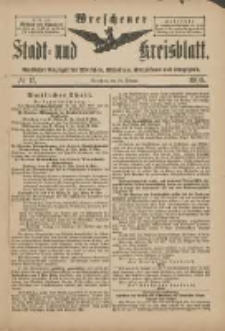 Wreschener Stadt und Kreisblatt: amtlicher Anzeiger für Wreschen, Miloslaw, Strzalkowo und Umgegend 1900.02.28 Nr17