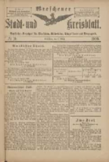 Wreschener Stadt und Kreisblatt: amtlicher Anzeiger für Wreschen, Miloslaw, Strzalkowo und Umgegend 1900.03.07 Nr19