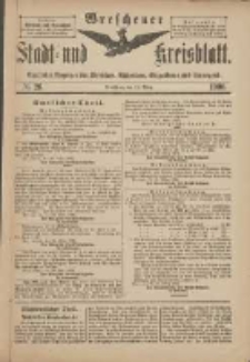 Wreschener Stadt und Kreisblatt: amtlicher Anzeiger für Wreschen, Miloslaw, Strzalkowo und Umgegend 1900.03.31 Nr26