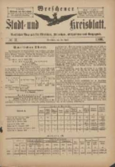Wreschener Stadt und Kreisblatt: amtlicher Anzeiger f&uuml;r Wreschen, Miloslaw, Strzalkowo und Umgegend 1900.04.18 Nr31