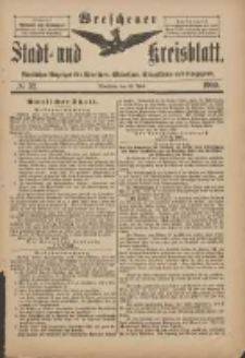 Wreschener Stadt und Kreisblatt: amtlicher Anzeiger für Wreschen, Miloslaw, Strzalkowo und Umgegend 1900.04.21 Nr32
