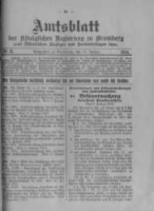 Amtsblatt der Königlichen Preussischen Regierung zu Bromberg. 1916.01.15 No.3