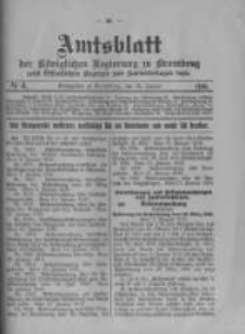 Amtsblatt der K&ouml;niglichen Preussischen Regierung zu Bromberg. 1916.01.22 No.4