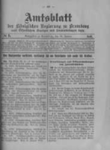 Amtsblatt der Königlichen Preussischen Regierung zu Bromberg. 1916.01.29 No.5