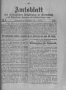 Amtsblatt der Königlichen Preussischen Regierung zu Bromberg. 1916.02.05 No.6