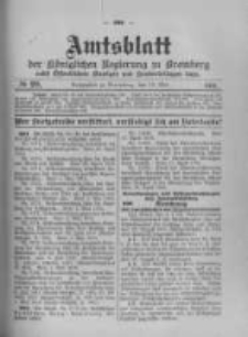 Amtsblatt der Königlichen Preussischen Regierung zu Bromberg. 1916.05.13 No.20