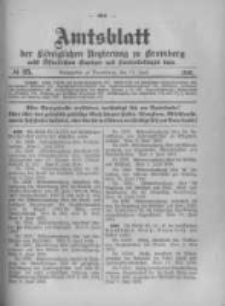 Amtsblatt der Königlichen Preussischen Regierung zu Bromberg. 1916.06.17 No.25