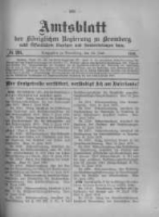 Amtsblatt der K&ouml;niglichen Preussischen Regierung zu Bromberg. 1916.06.24 No.26